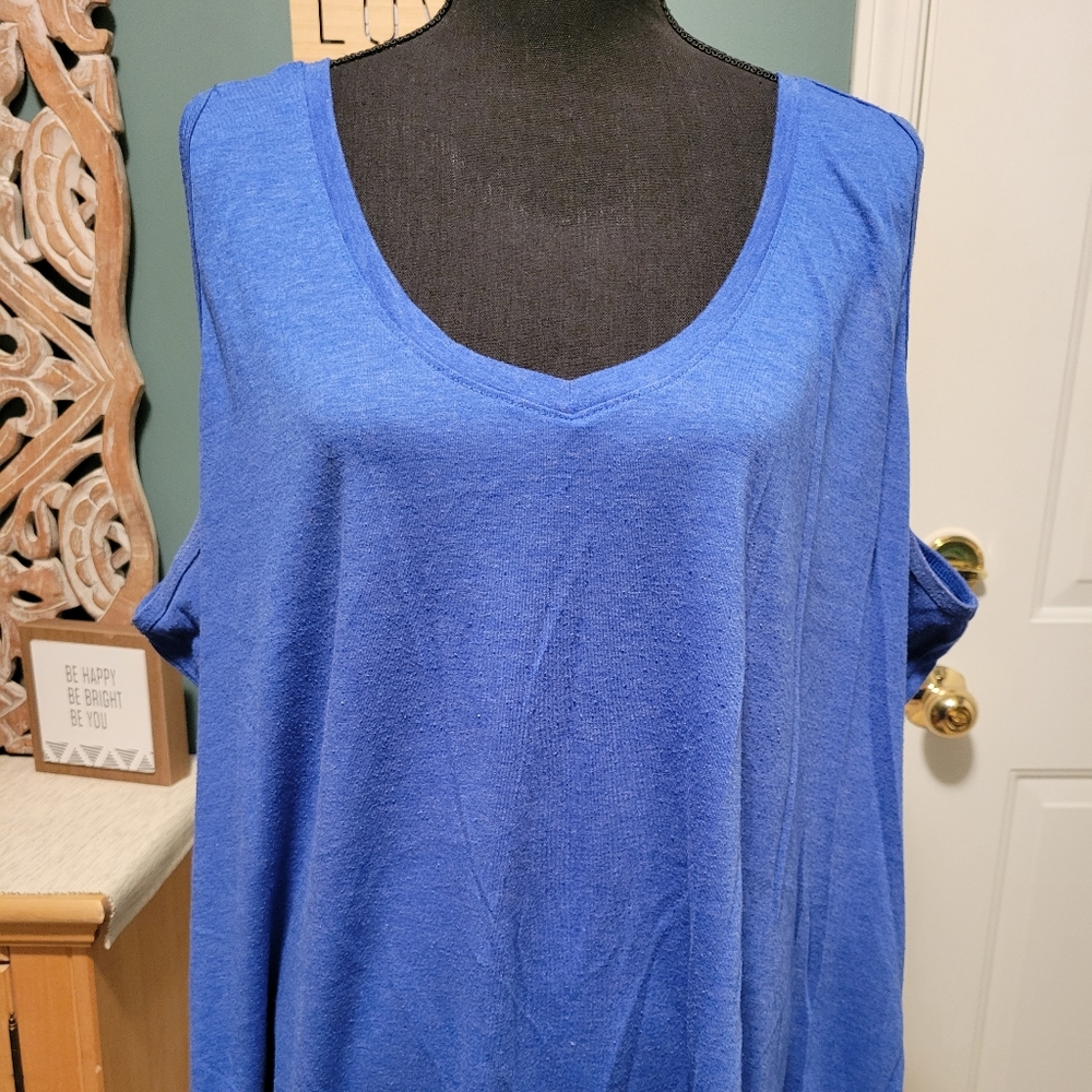 2 Plus Size Workout Tank Tops, Size 3X